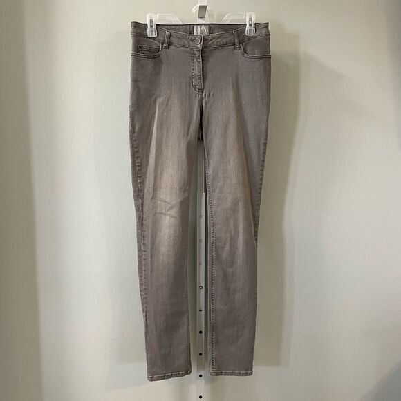 Pure Collection Denim - Pure Collection Gray Skinny Jeans